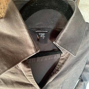 Great condition - Moda International - Black Button Up - Size 12